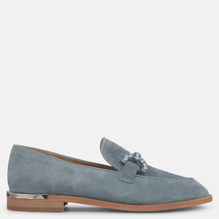 Mocasín Mujer Azul