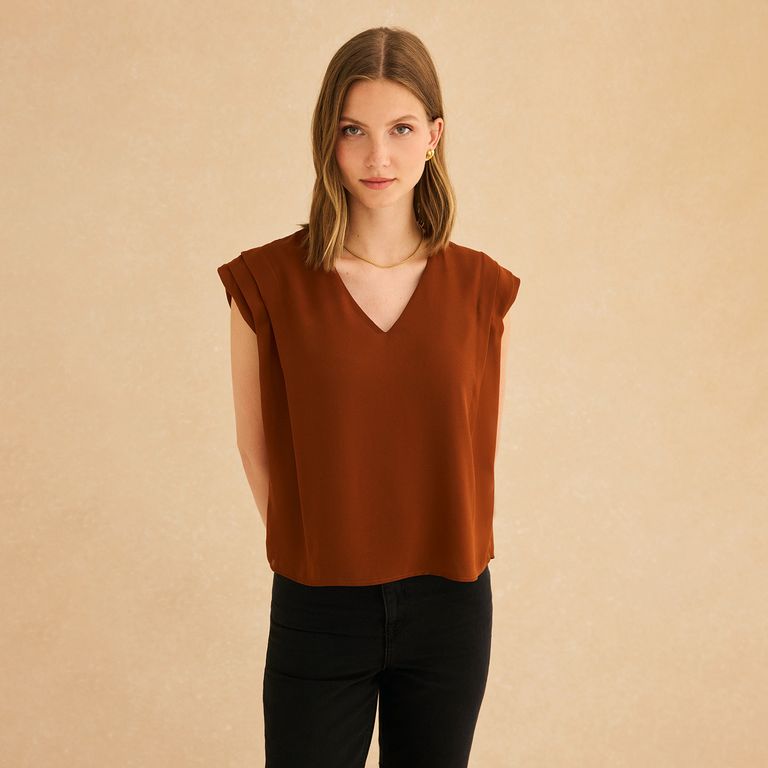 Blusa Ankara Mujer