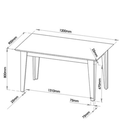 Imagen 2 del producto Juego De Comedor 4 Sillas Royal Beige
