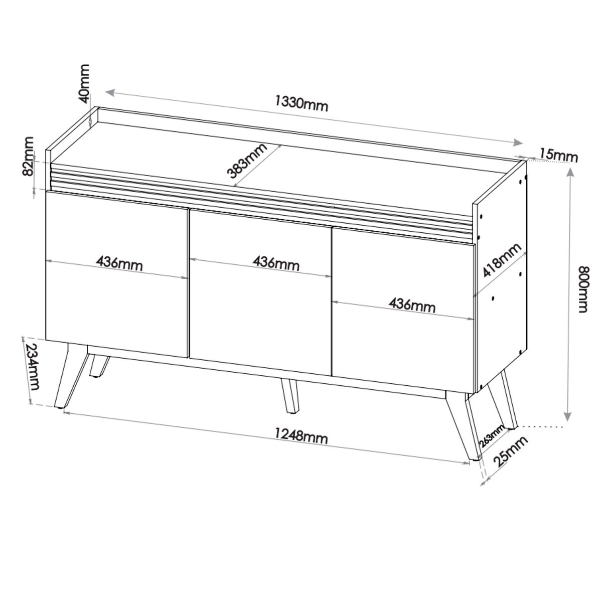 MICA - Buffet Rapsodia Color Miel Mica