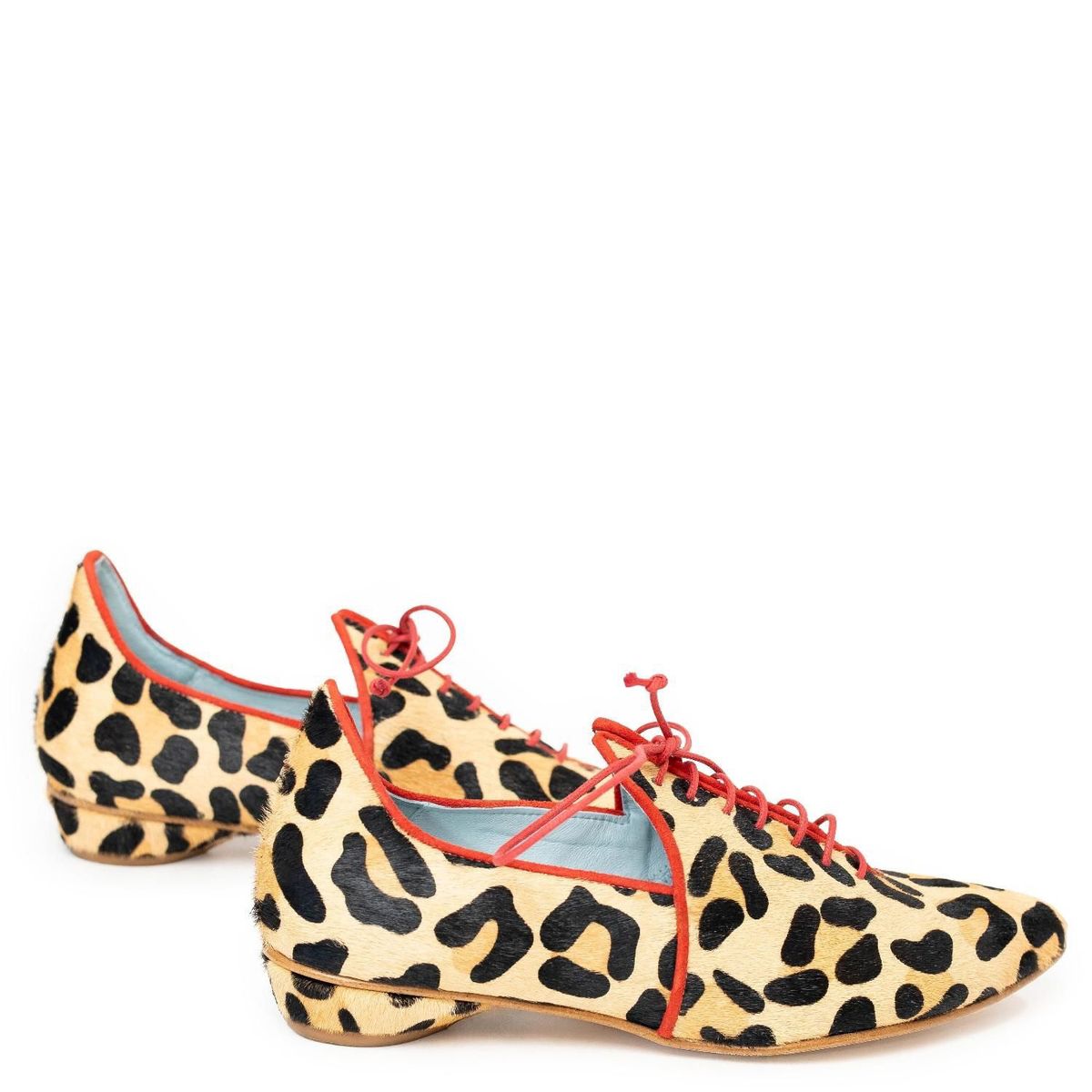 DE FLORES Y FLOREROS - Zapato Blucher Florencia Rojo Cuero