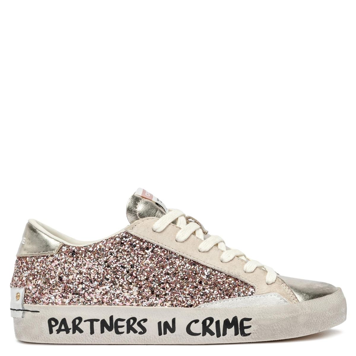 CRIME LONDON - Zapatilla Urbana Mujer Cuero Gris Crime London