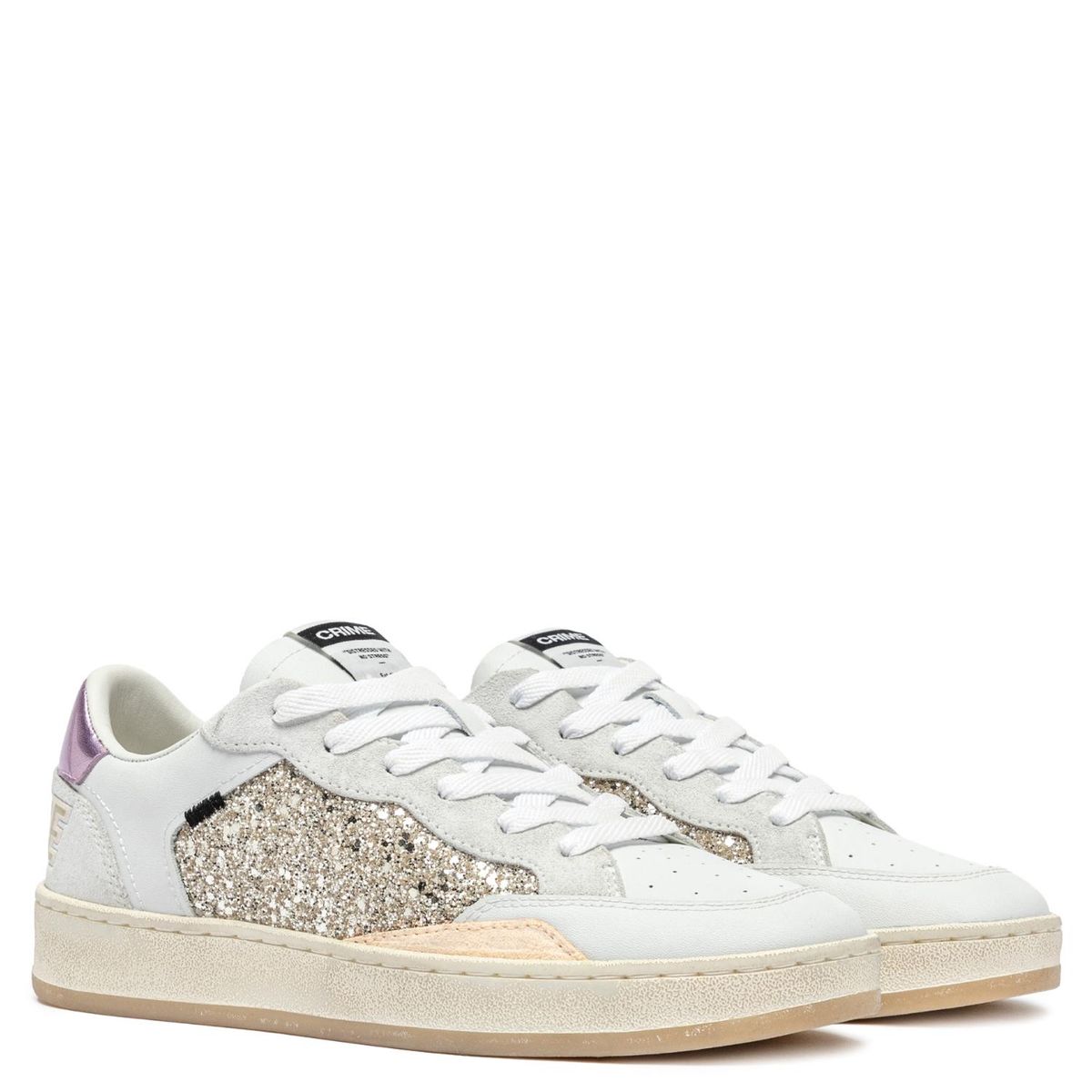 CRIME LONDON - Zapatilla Urbana Mujer Cuero Blanco Crime London