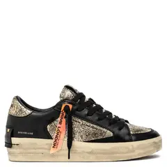 CRIME LONDON - Zapatilla Urbana Mujer Cuero Negro