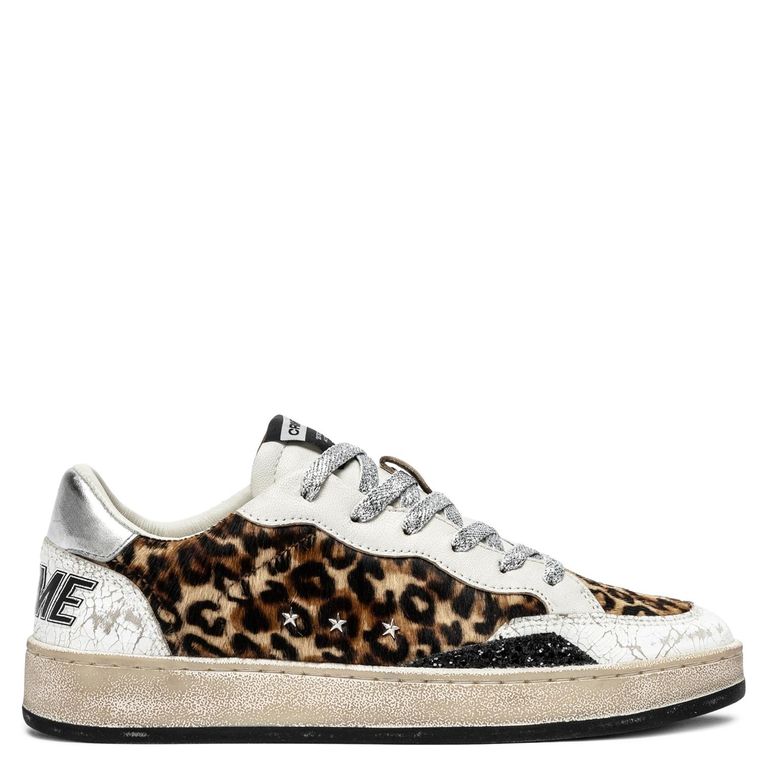 Zapatilla Urbana Mujer Cuero Multicolor