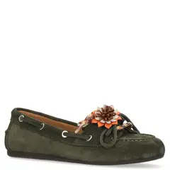 BIBI LOU - Mocasín Mujer Cuero Verde
