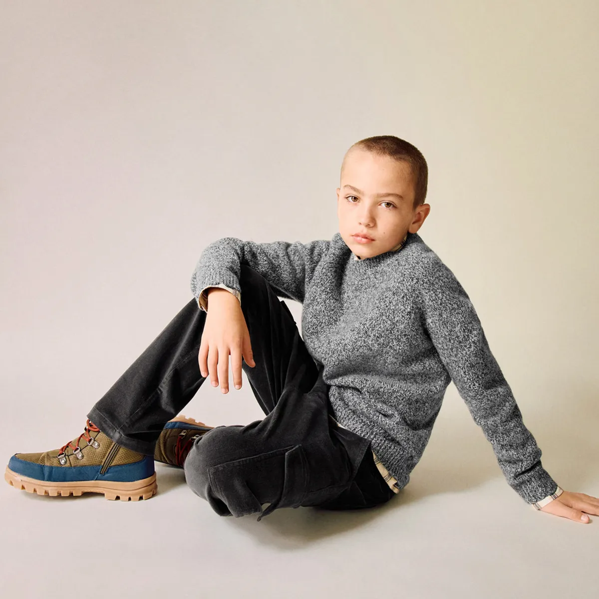 MANGO KIDS - Sweater Punto Jaspeado Niño Mango Kids