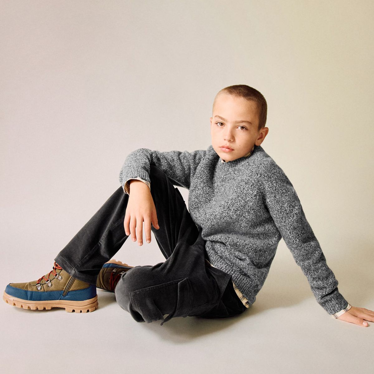 MANGO KIDS - Sweater Punto Jaspeado Niño Mango Kids