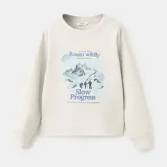 MANGO KIDS - Polerón Algodón Estampada Niño