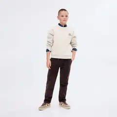 MANGO KIDS - Polerón Algodón Bordado Niño