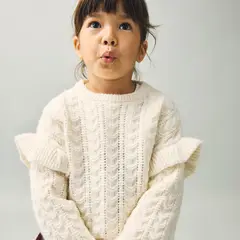 MANGO KIDS - Sweater Punto Volantes Bebé Niña