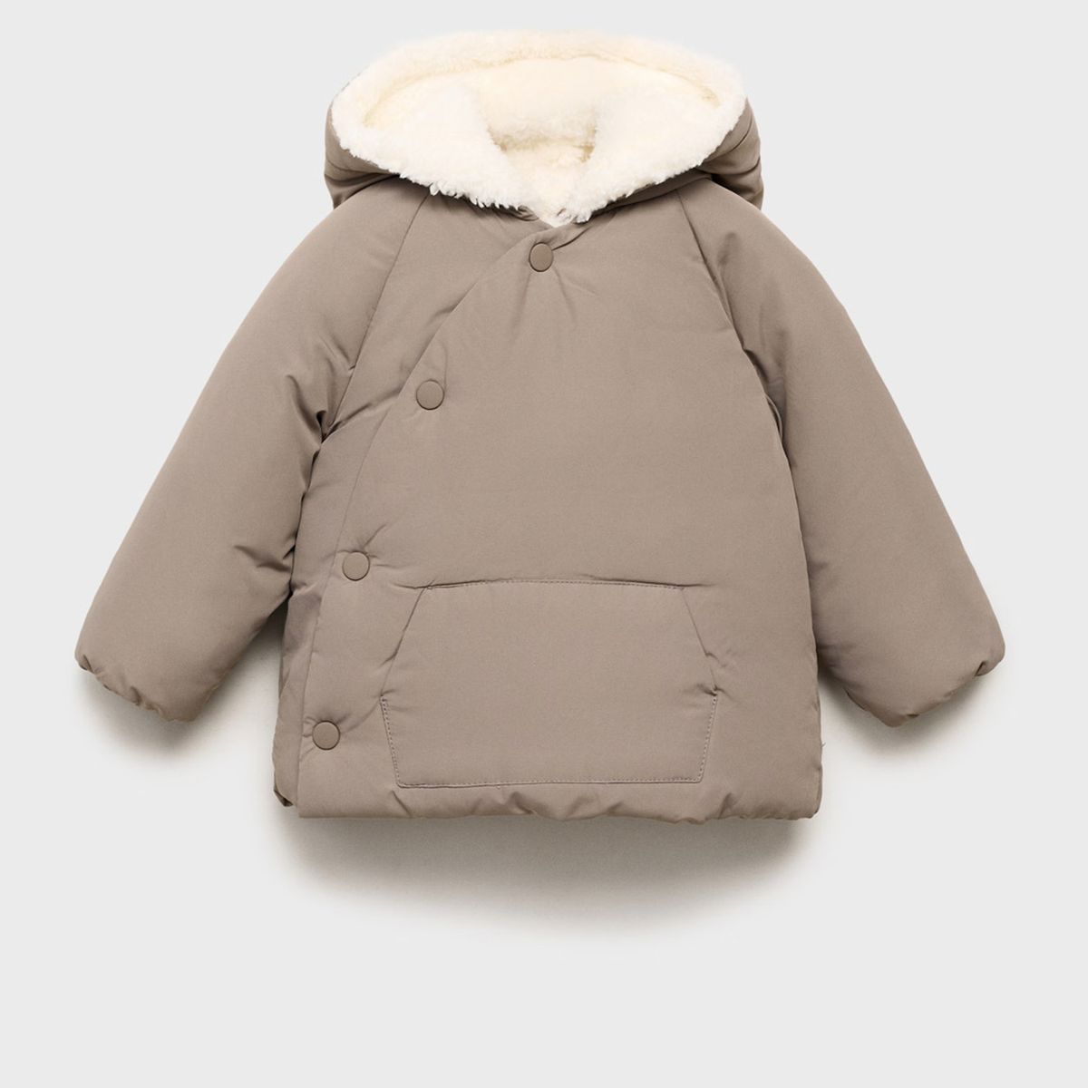 MANGO KIDS - Abrigo Orejitas Acolchado Unisex Bebé Mango Kids