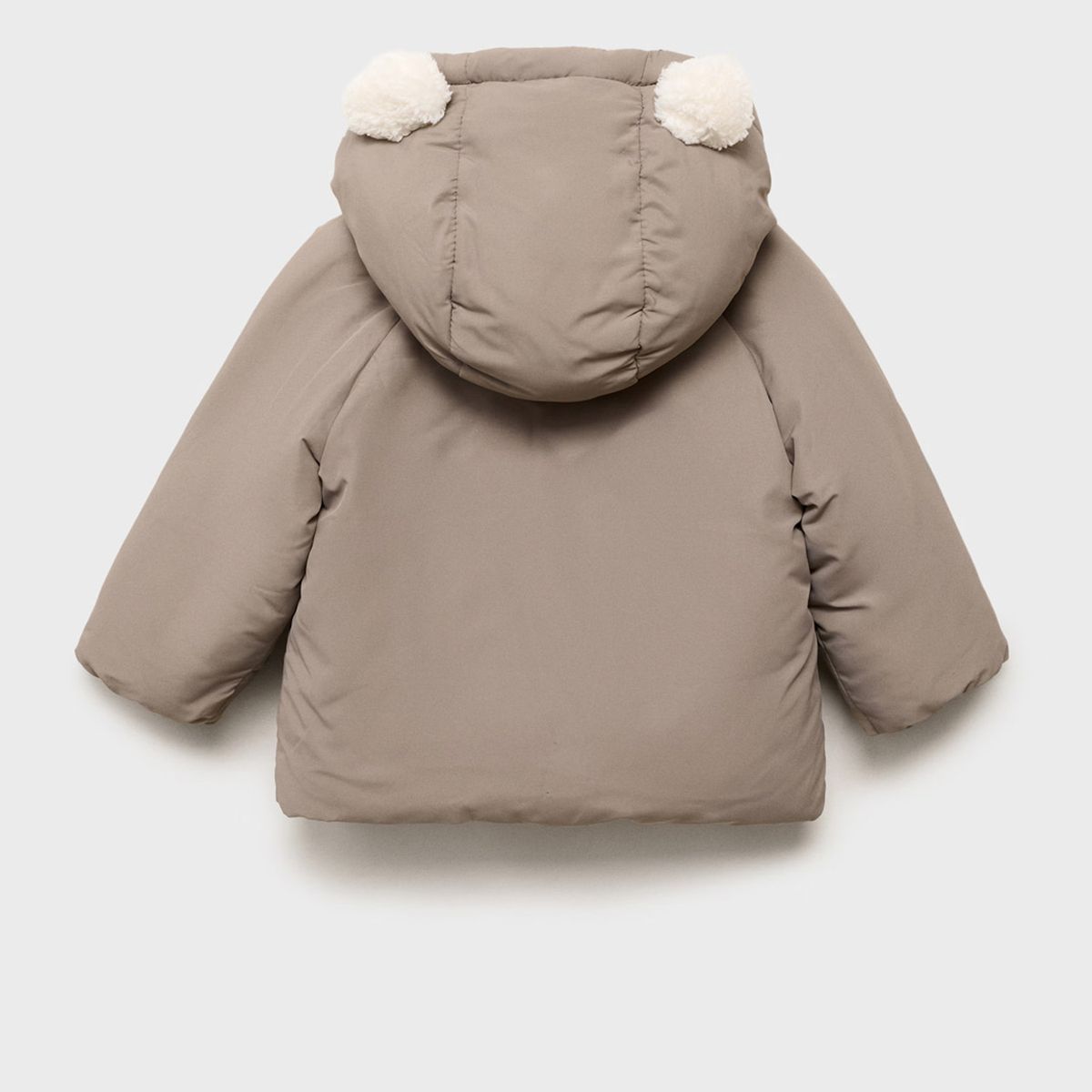 MANGO KIDS - Abrigo Orejitas Acolchado Unisex Bebé Mango Kids