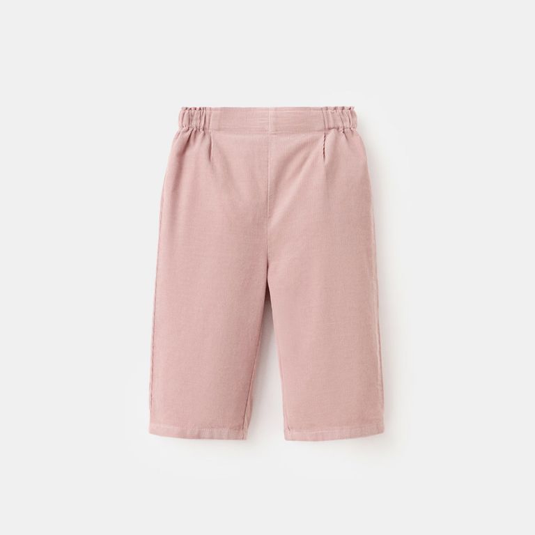 MANGO KIDS Pantalón Pana Pinzas Unisex Bebé