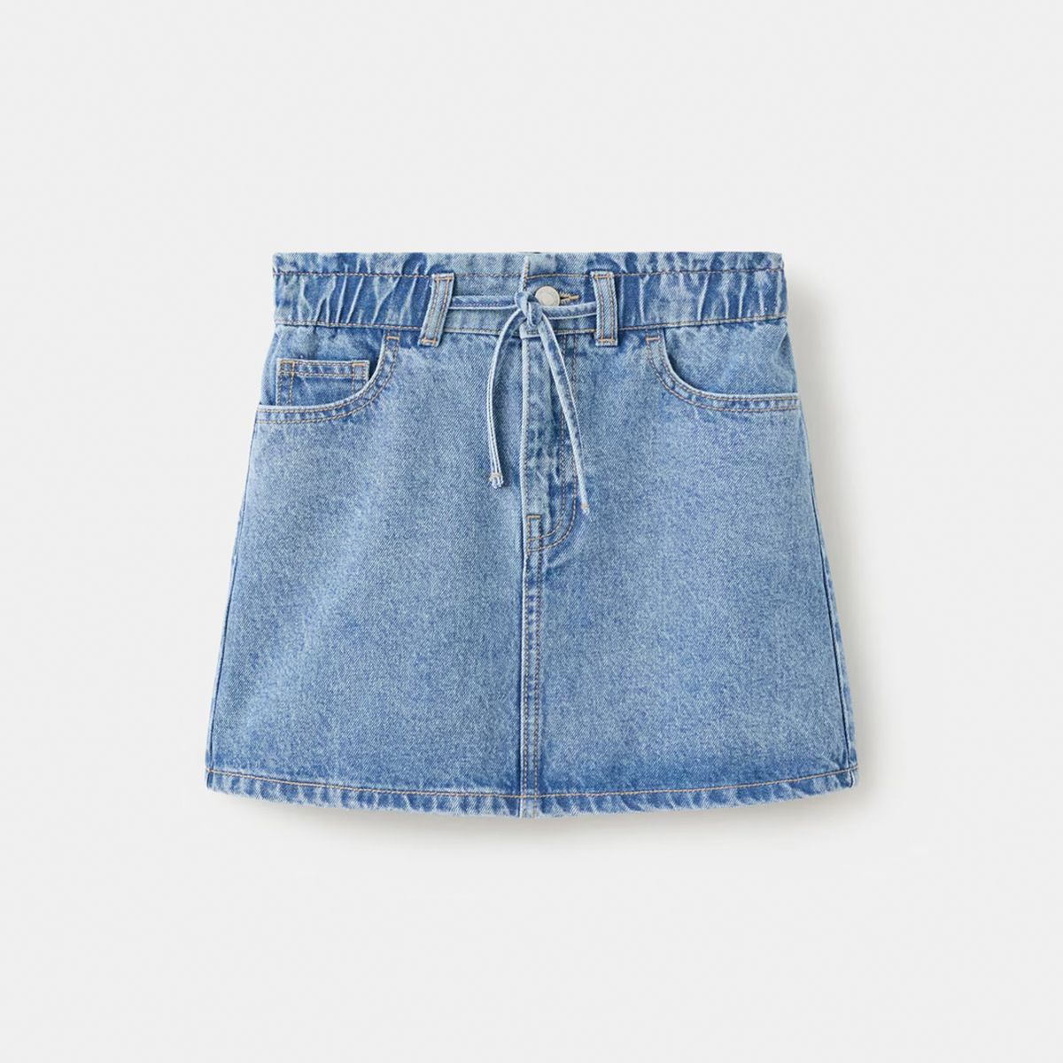 MANGO KIDS - Falda Corta Vaquera Niña Mango Kids