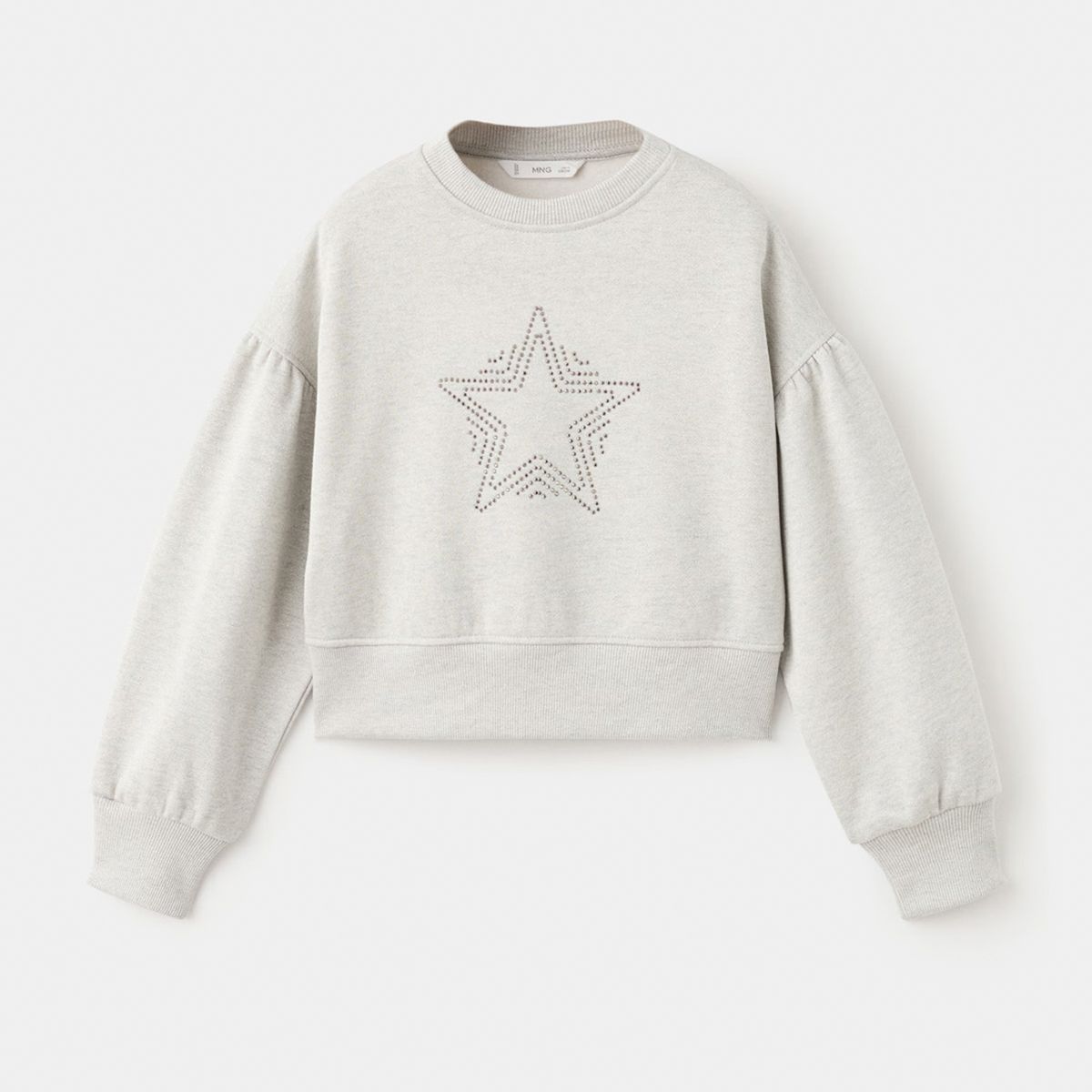 MANGO KIDS - Polerón Strass Estrellas Lúrex Niña Mango Kids