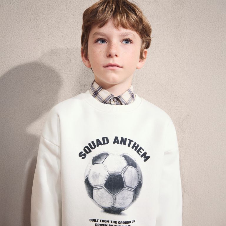 Polerón Algodón Estampada Niño