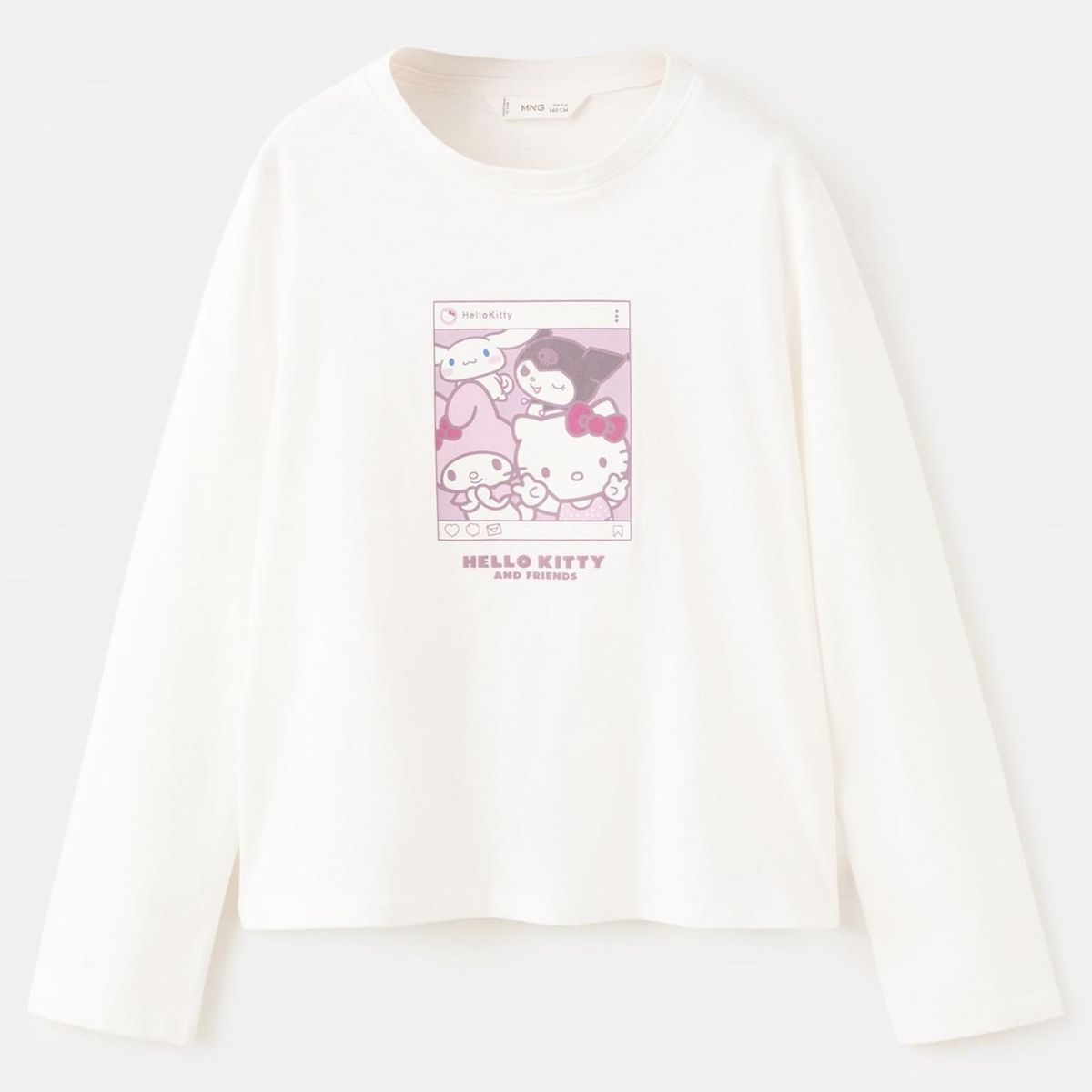 MANGO KIDS - Polera Hello Kitty Niña Mango Kids