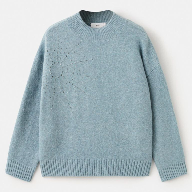 Sweater Detalles Strass Niña