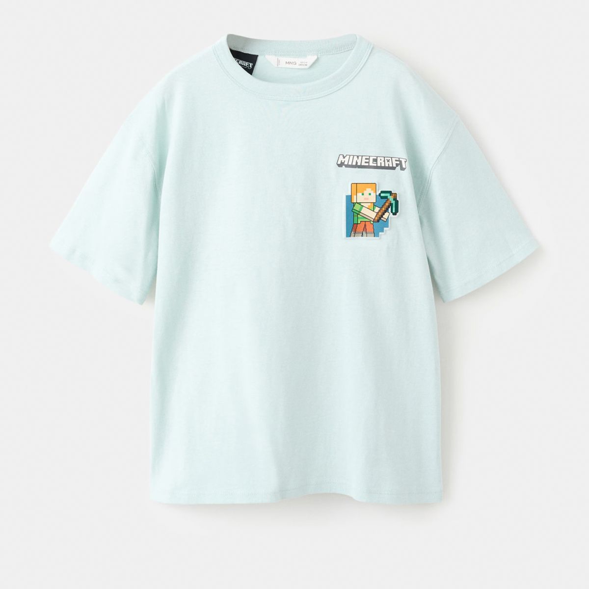 MANGO KIDS - Polera Algodón Minecraft Niño Mango Kids