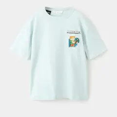 MANGO KIDS - Polera Algodón Minecraft Niño