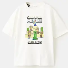 MANGO KIDS - Polera Algodón Minecraft Niño