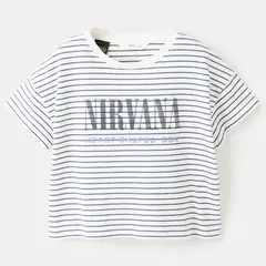 MANGO KIDS - Polera Diseño Nirvana Niña