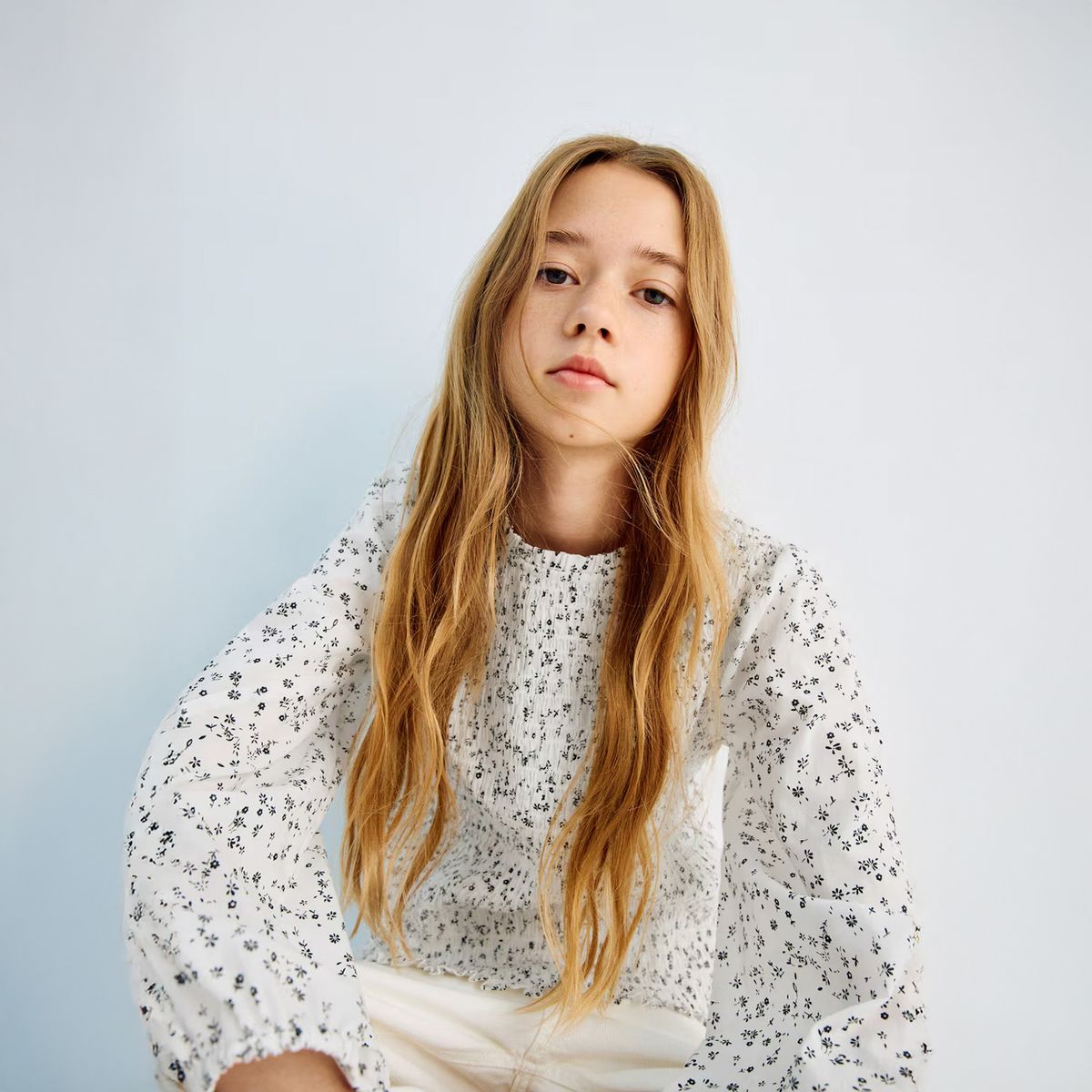 MANGO KIDS - Blusa Algodón Floral Niña Mango Kids