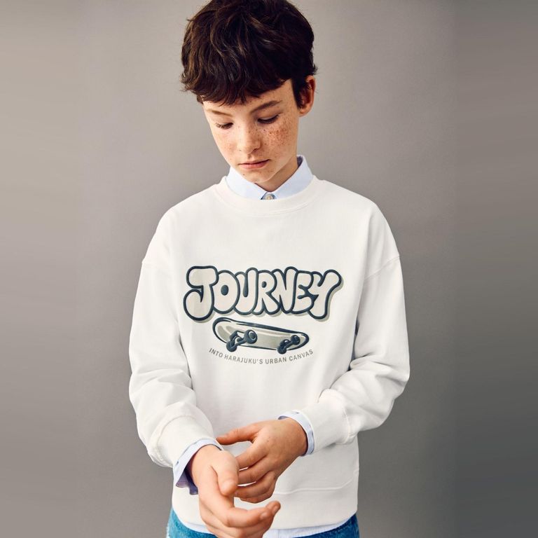 Polerón Algodón Estampada Niño