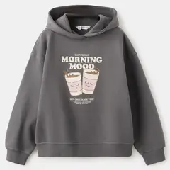 MANGO KIDS - Polerón Estampada Capucha Niña