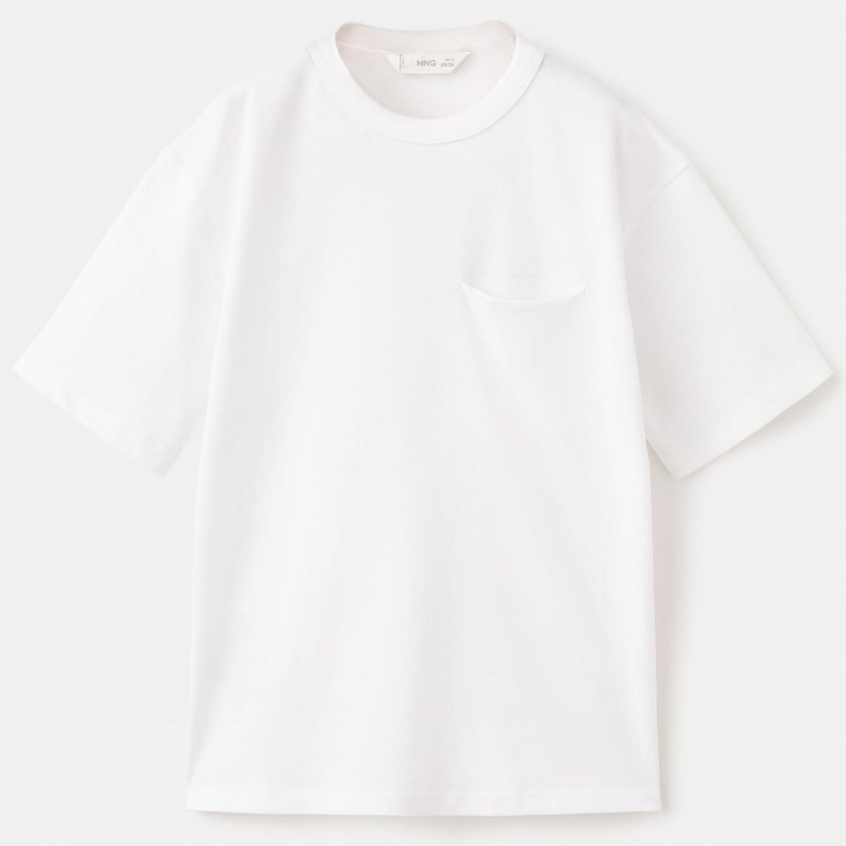 MANGO KIDS - Polera Algodón Detalle Bolsillo Niño Mango Kids