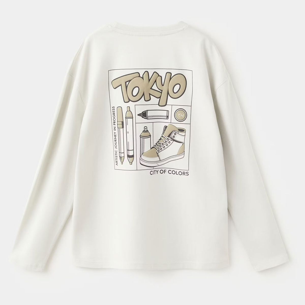 MANGO KIDS - Polera Algodón Estampada Niño Mango Kids