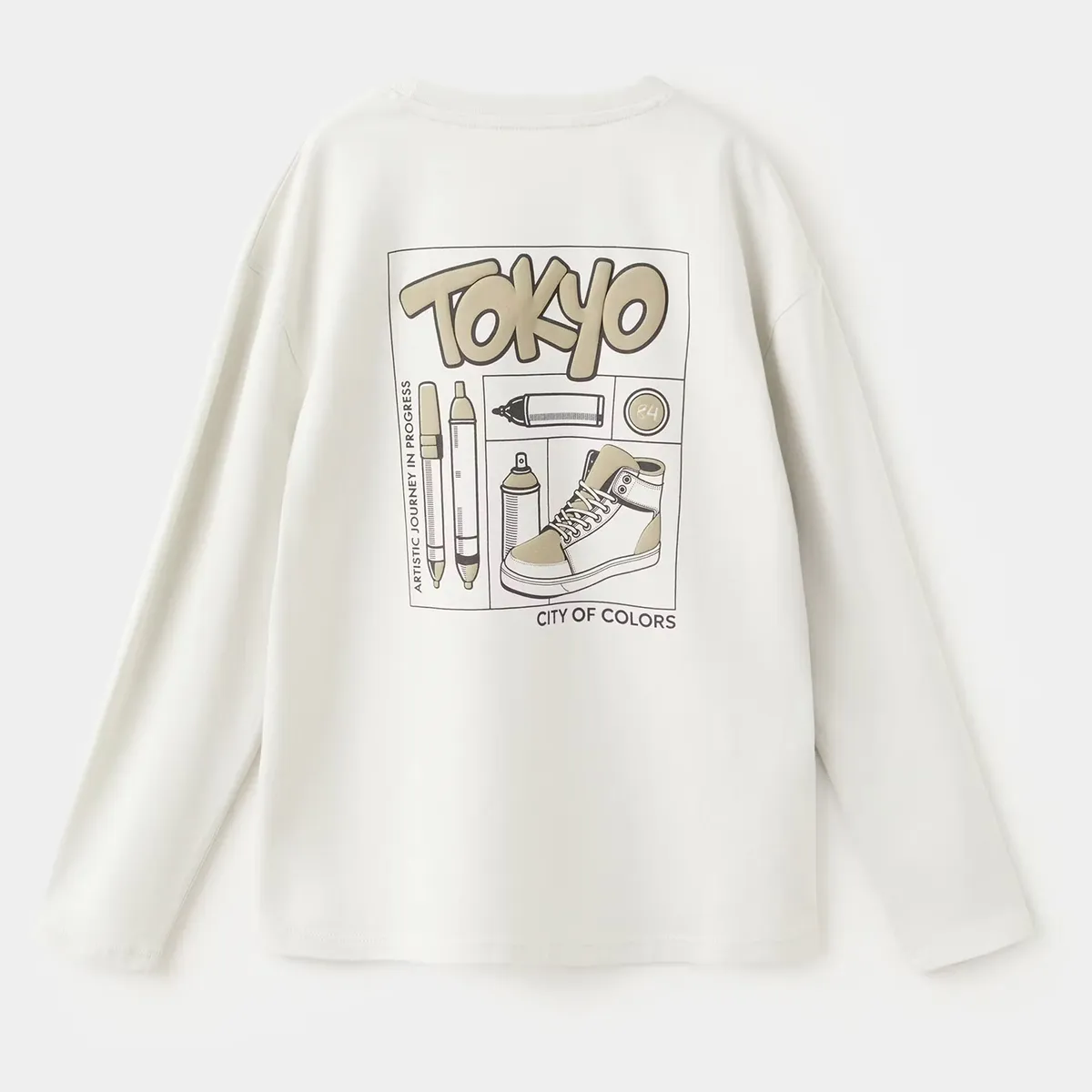 MANGO KIDS - Polera Algodón Estampada Niño Mango Kids