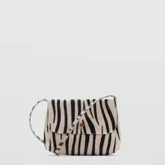 MANGO KIDS - Bolso Piel Animal Print Niña