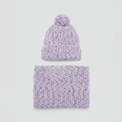 MANGO KIDS - Gorro Jaspeado Borla Niña