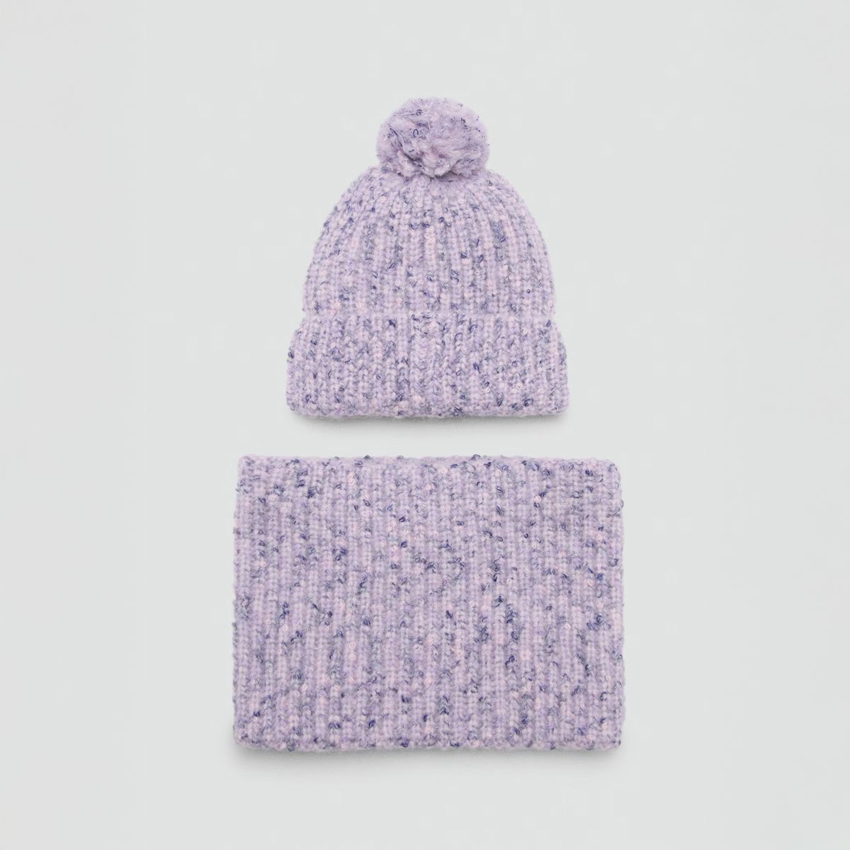 MANGO KIDS - Gorro Jaspeado Borla Niña Mango Kids