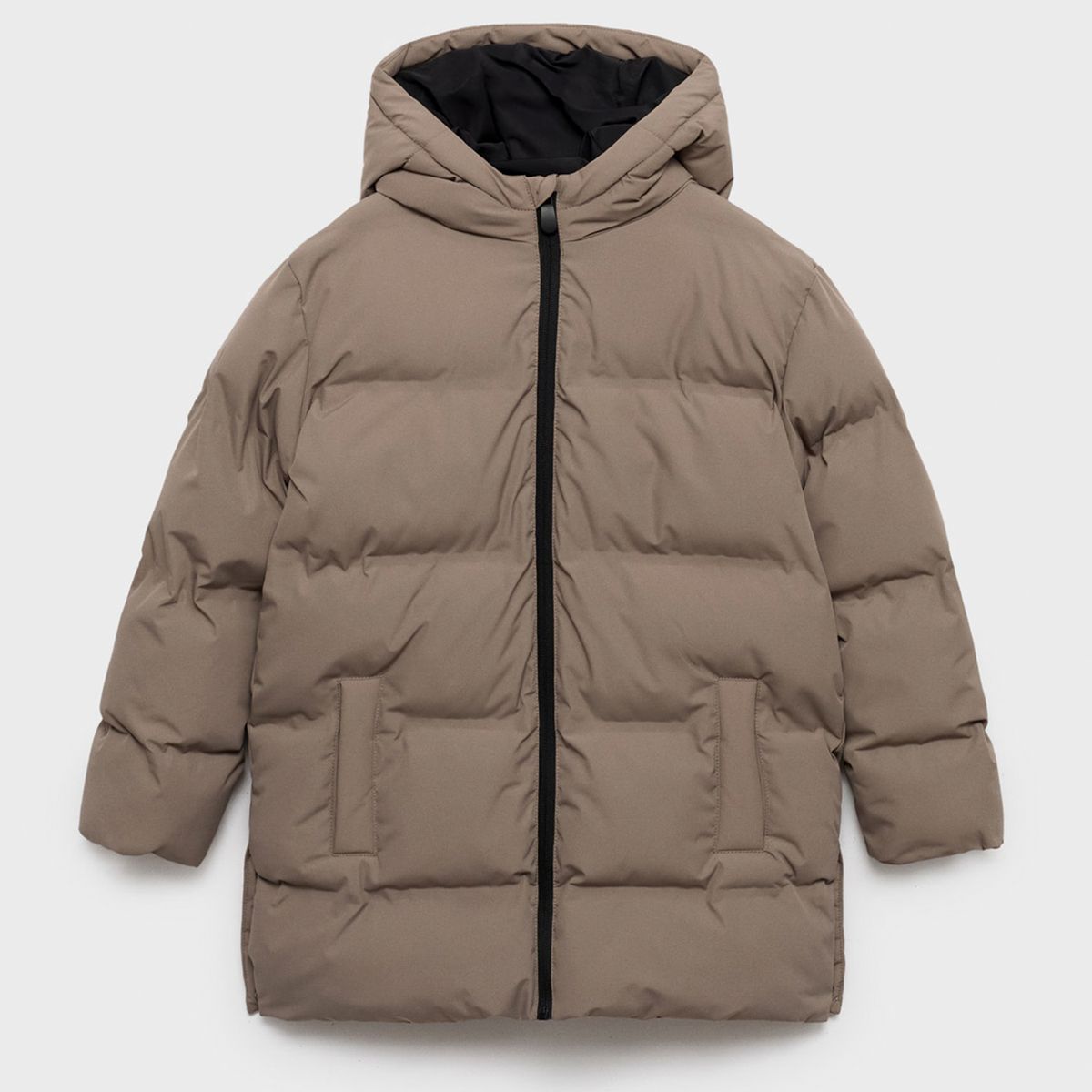 MANGO KIDS - Parka Largo Acolchado Capucha Niño Mango Kids