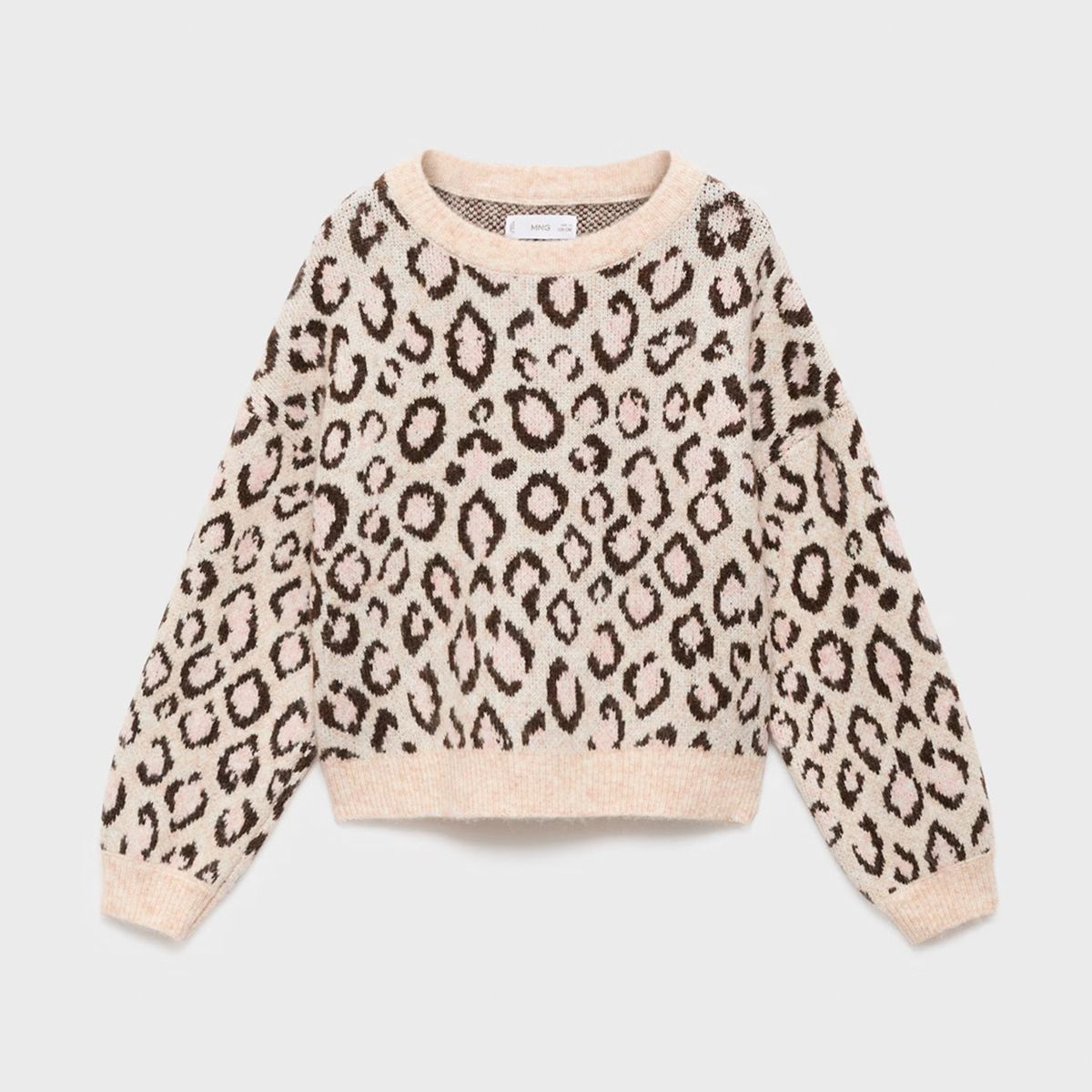 MANGO KIDS - Sweater Punto Leopardo Niña Mango Kids