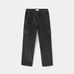 MANGO KIDS - Pantalón Cargo Pana Niño