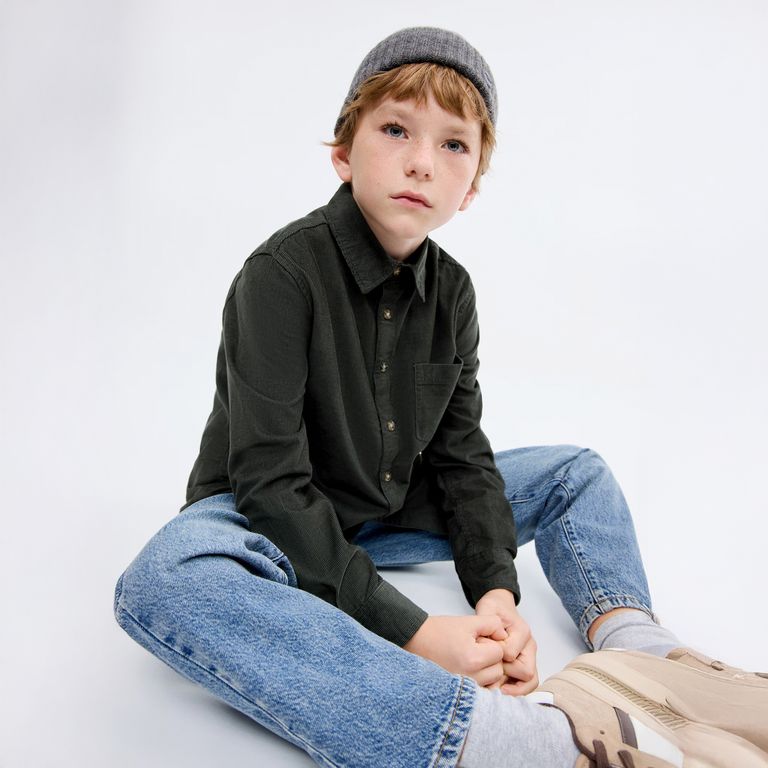MANGO KIDS Camisa Pana Regular Fit Niño