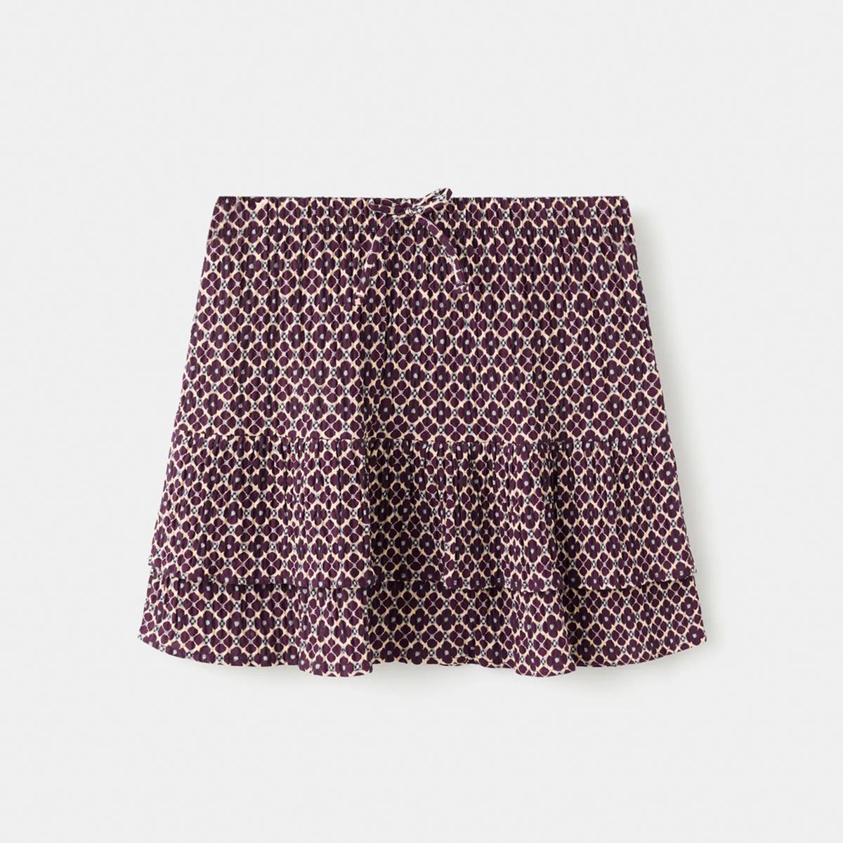 MANGO KIDS - Falda Corta Volantes Niña Mango Kids