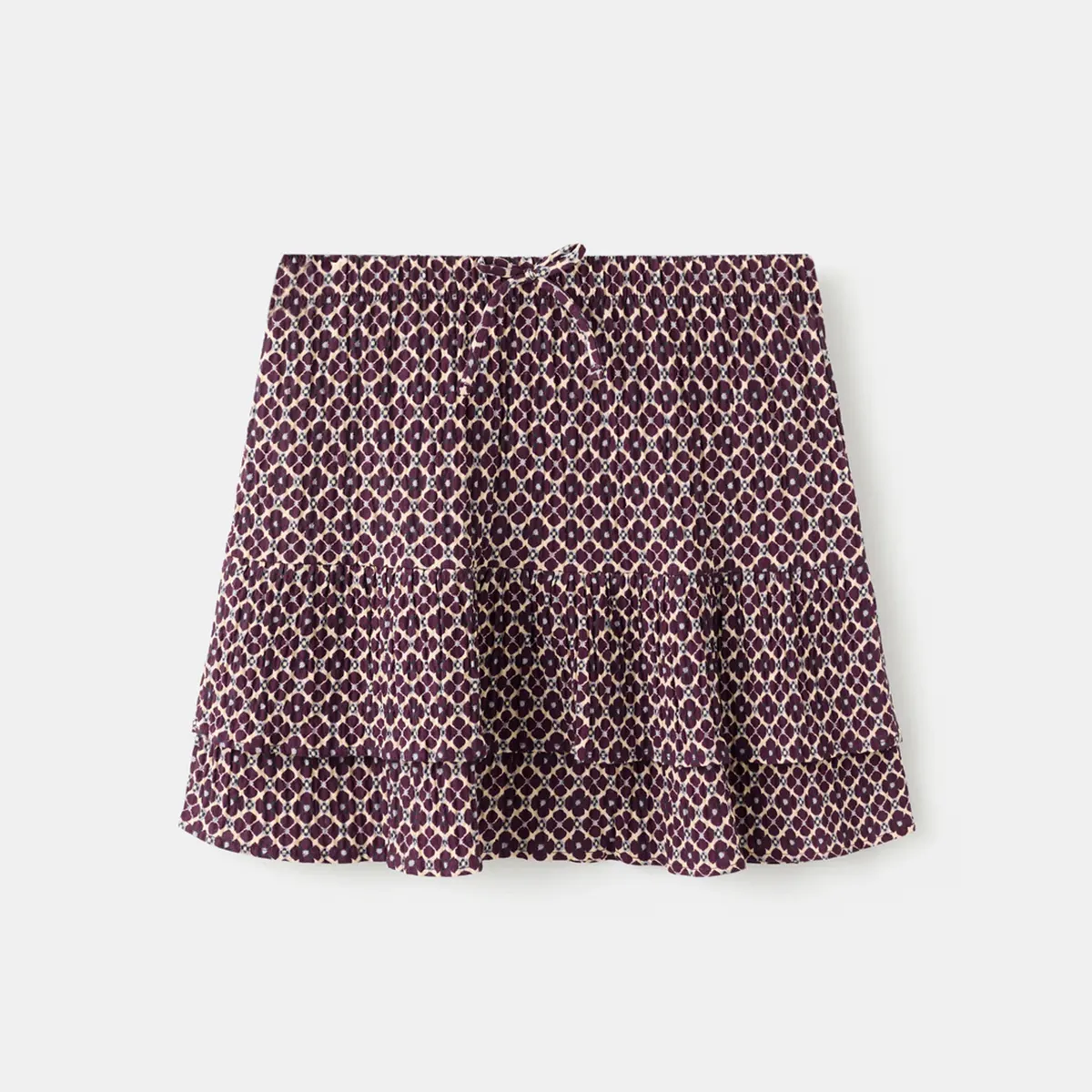 MANGO KIDS - Falda Corta Volantes Niña Mango Kids