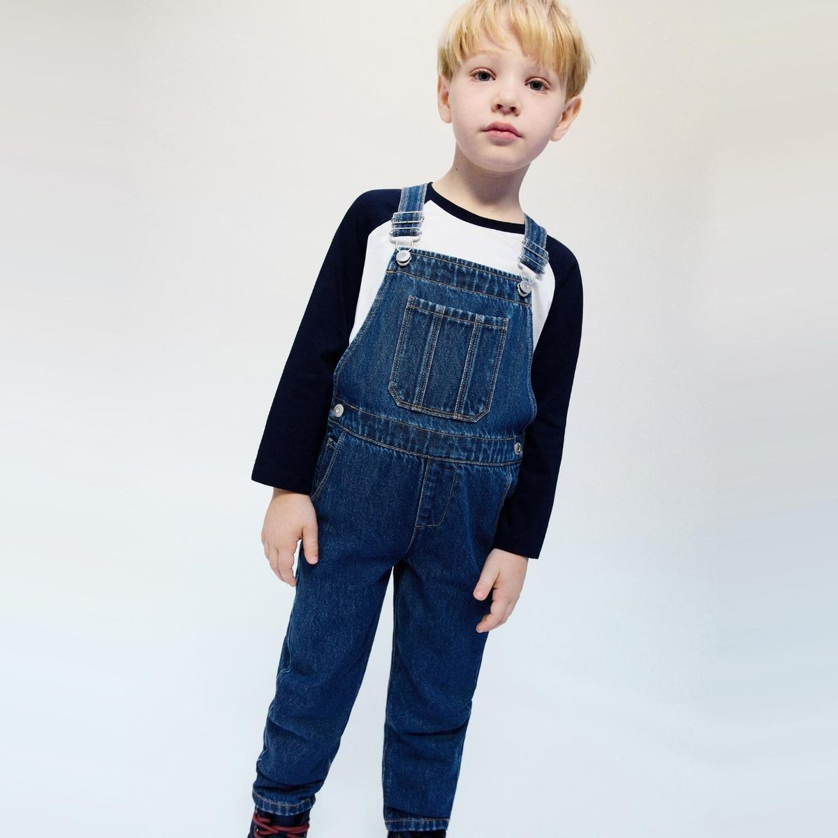 MANGO KIDS - Peto Denim Algodón Bebé Niña Mango Kids