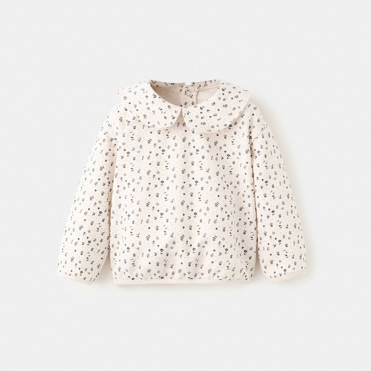 MANGO KIDS - Polerón Flores Cuello Bebé Unisex Bebé Mango Kids