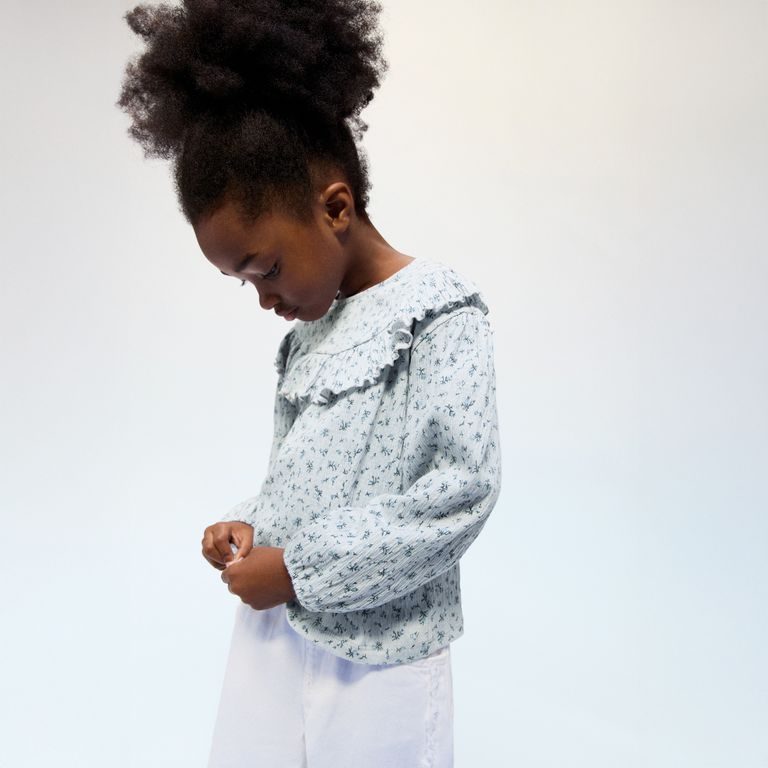 Polera Estampado Floral Bebé Niña