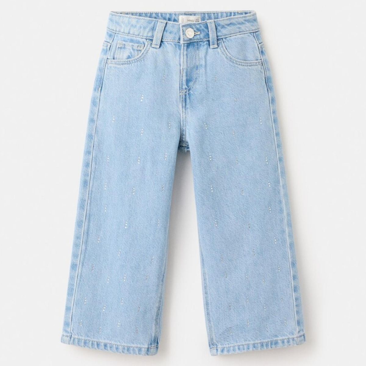 MANGO KIDS - Jeans Wideleg Strass Bebé Niña Mango Kids