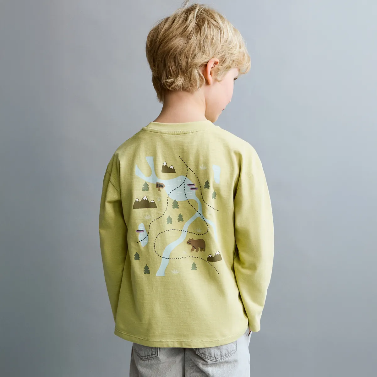 MANGO KIDS - Polera Estampada Detalle Relieve Bebé Niño Mango Kids