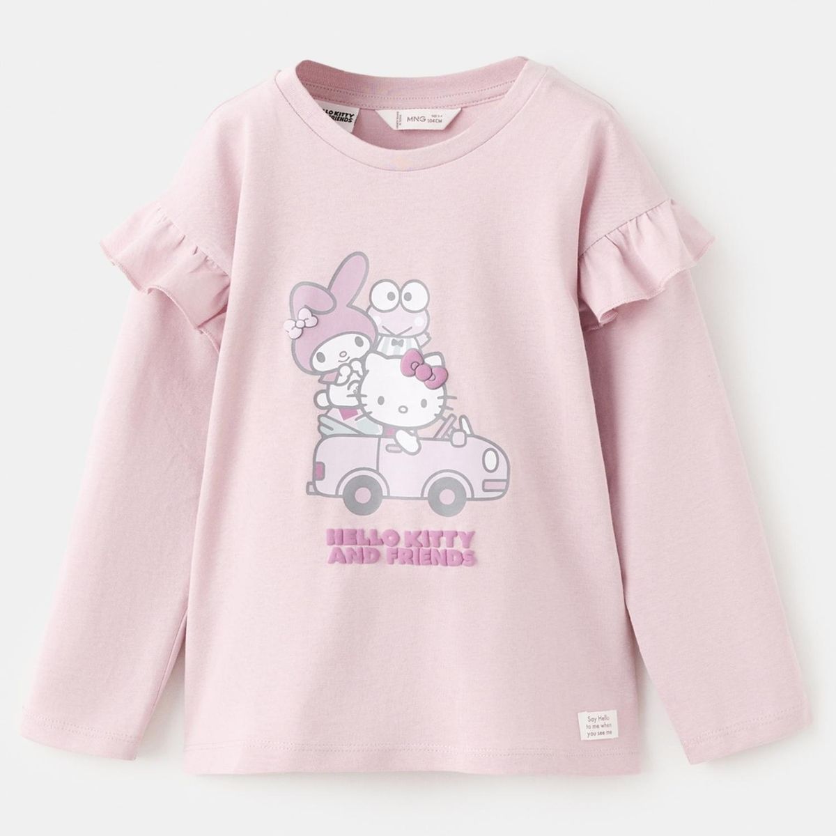 MANGO KIDS - Polera Volantes Hello Kitty Bebé Niña Mango Kids