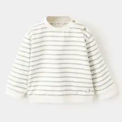 MANGO KIDS - Polerón Algodón Rayas Unisex Bebé