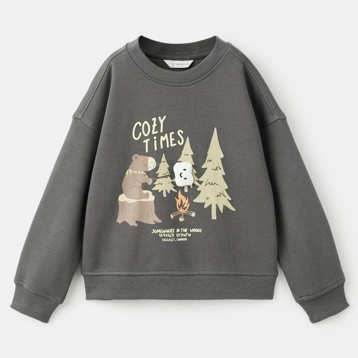 MANGO KIDS - Polerón Algodón Estampada Bebé Niño Mango Kids